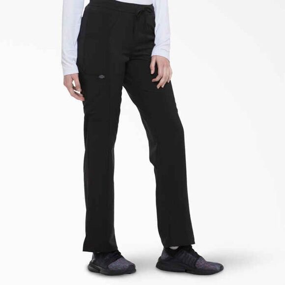 Dickies’ Women’s Midrise Straight Leg Multi Pocket Drawstring Pants Size Small - Picture 1 of 7